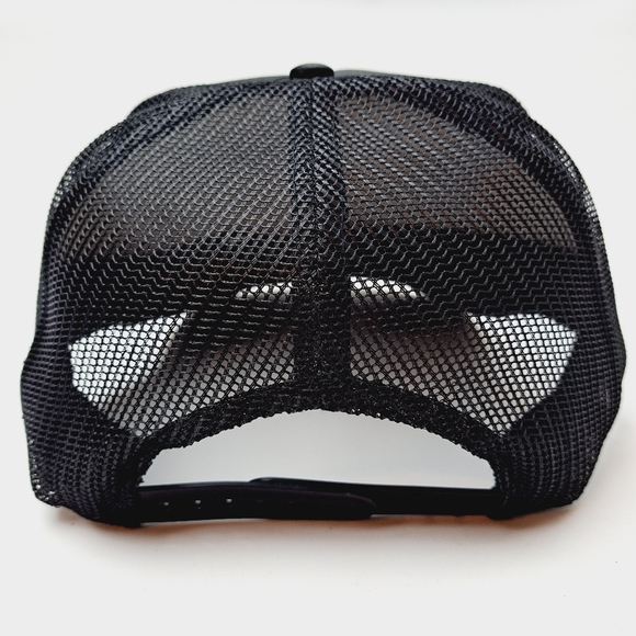Hank Williams Jr. Bocephus Foam Trucker Mesh Snapback Cap Hat Black new - Picture 4 of 4